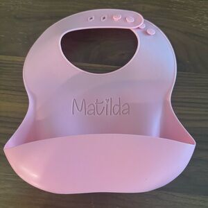 Matilda Personalized Silicone Bib